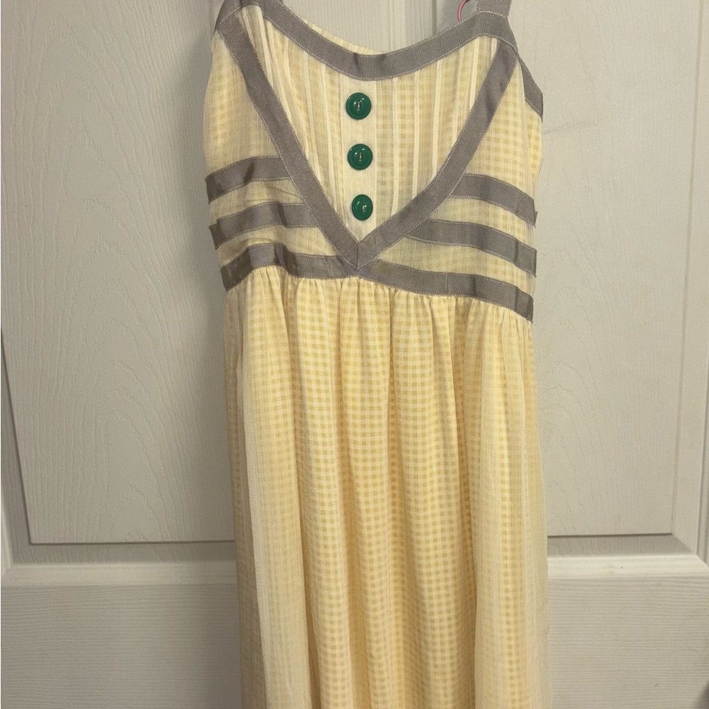 Matilda Jane Yellow Buttoned Sundress